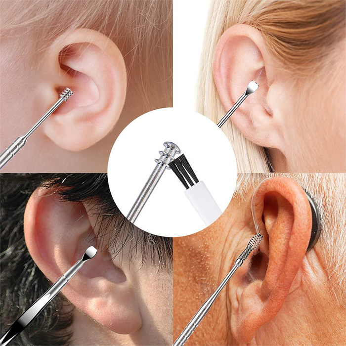 EarCleaningKit, 7-częściowy zestaw z akcesoriami do bezpiecznego czyszczenia uszu - Image 4