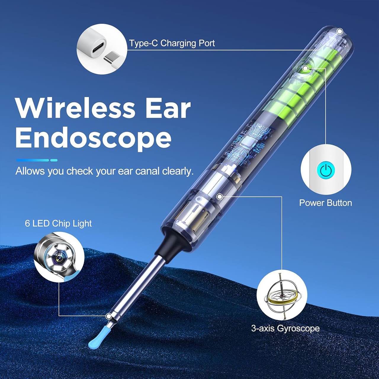 EarStick, pomoc do czyszczenia woskowiny usznej z kamerą - Image 7