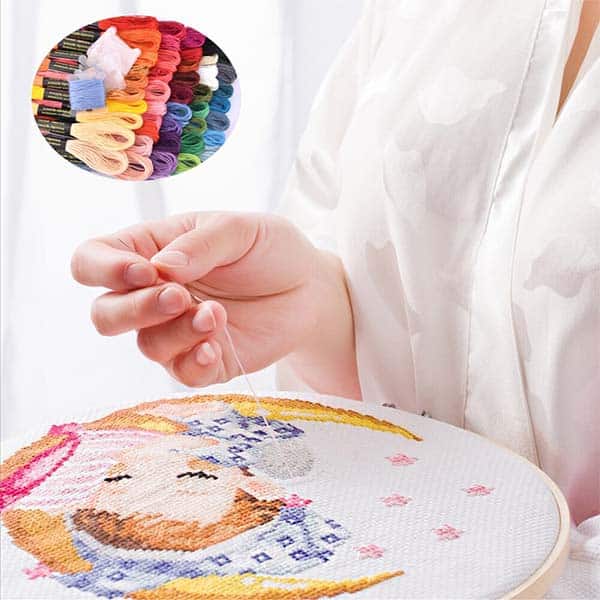EmbroideryKit, 136-częściowy zestaw nici i innych najczęściej używanych akcesoriów do haftu - Image 10