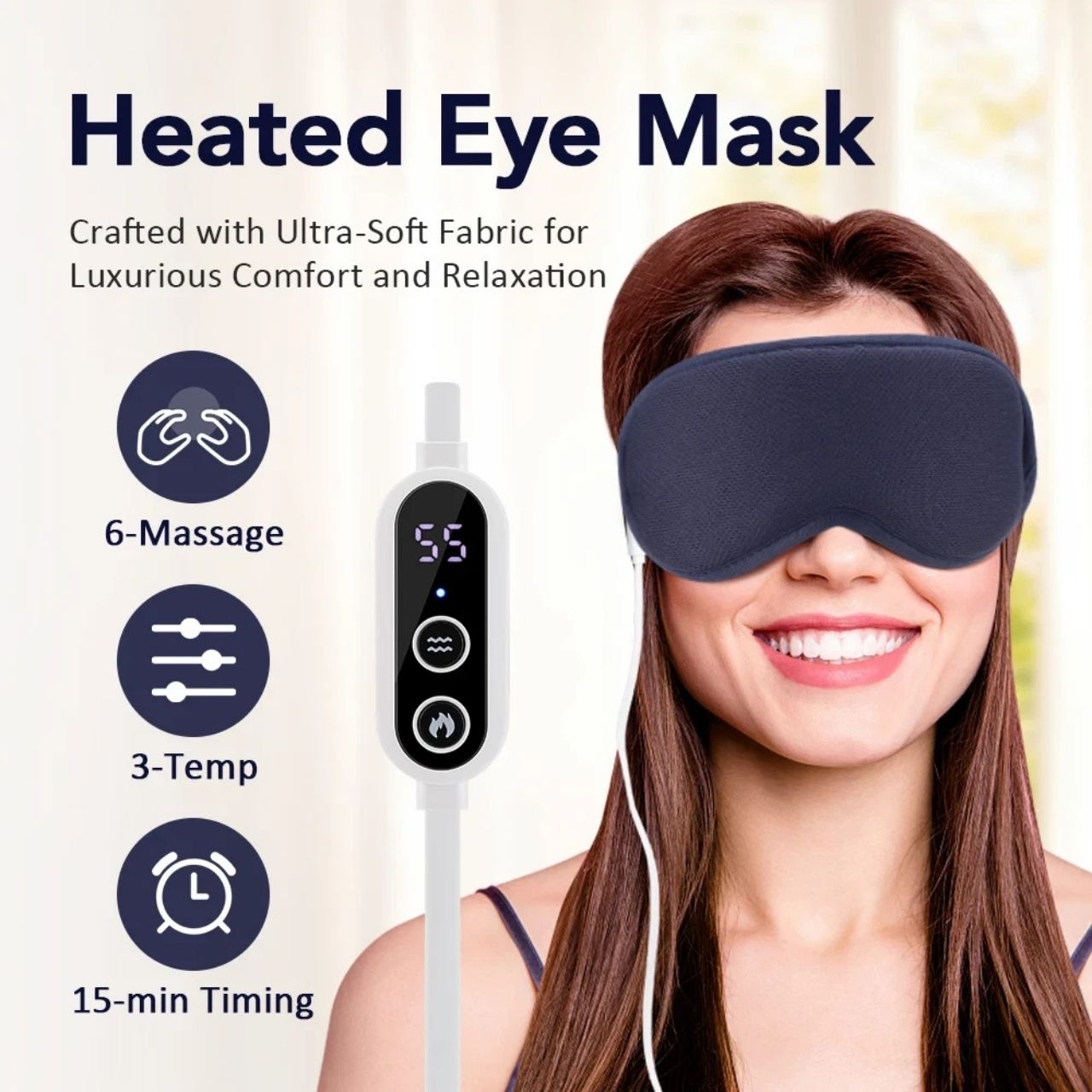 EyeMask, podgrzewana maska do masażu oczu - Image 2