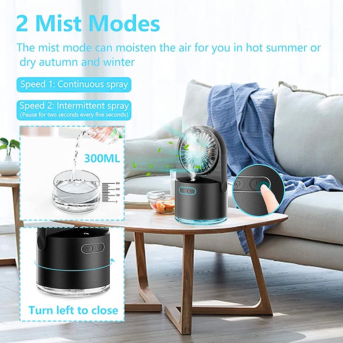 FanMist, wentylator, który chłodzi i nawilża pomieszczenie - Image 5