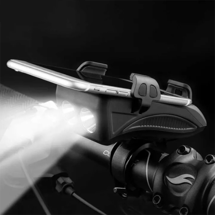 FastBike, czyli światło rowerowe, stacja ładowania, uchwyt na telefon i dzwonek w jednym - Image 3