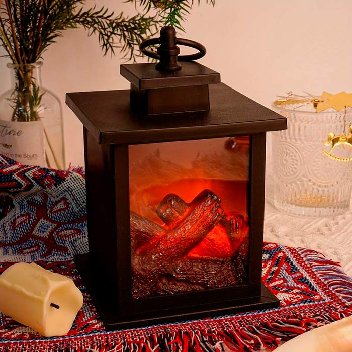 FireLantern, dekoracyjna lampa z wyglądem kominka i wirtualnym ogniem - Image 5
