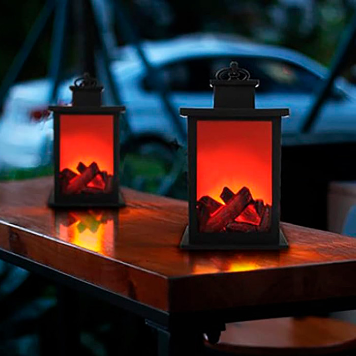 FireLantern, dekoracyjna lampa z wyglądem kominka i wirtualnym ogniem - Image 6