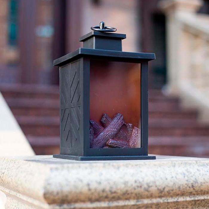 FireLantern, dekoracyjna lampa z wyglądem kominka i wirtualnym ogniem - Image 7