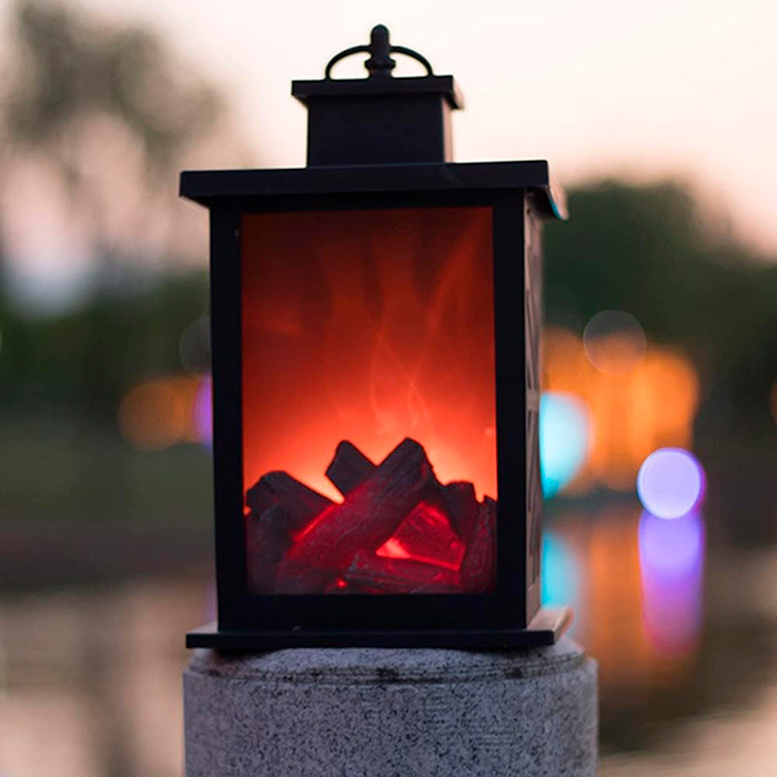 FireLantern, dekoracyjna lampa z wyglądem kominka i wirtualnym ogniem - Image 8