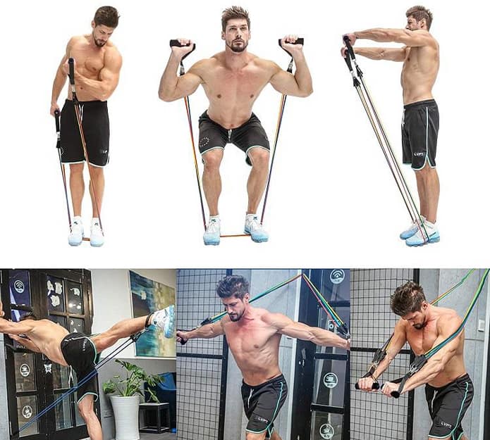 FitBands, elastyczne obręcze treningowe z uchwytami - Image 8