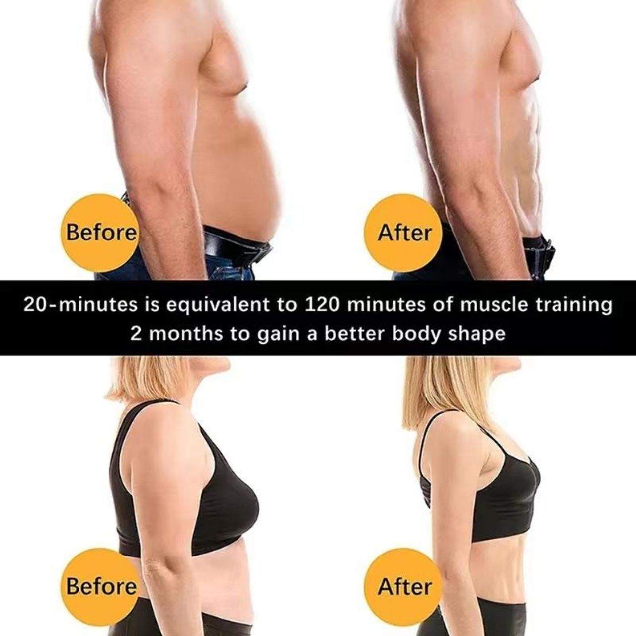 FitnessBelt, pas do stymulacji mięśni brzucha - Image 4