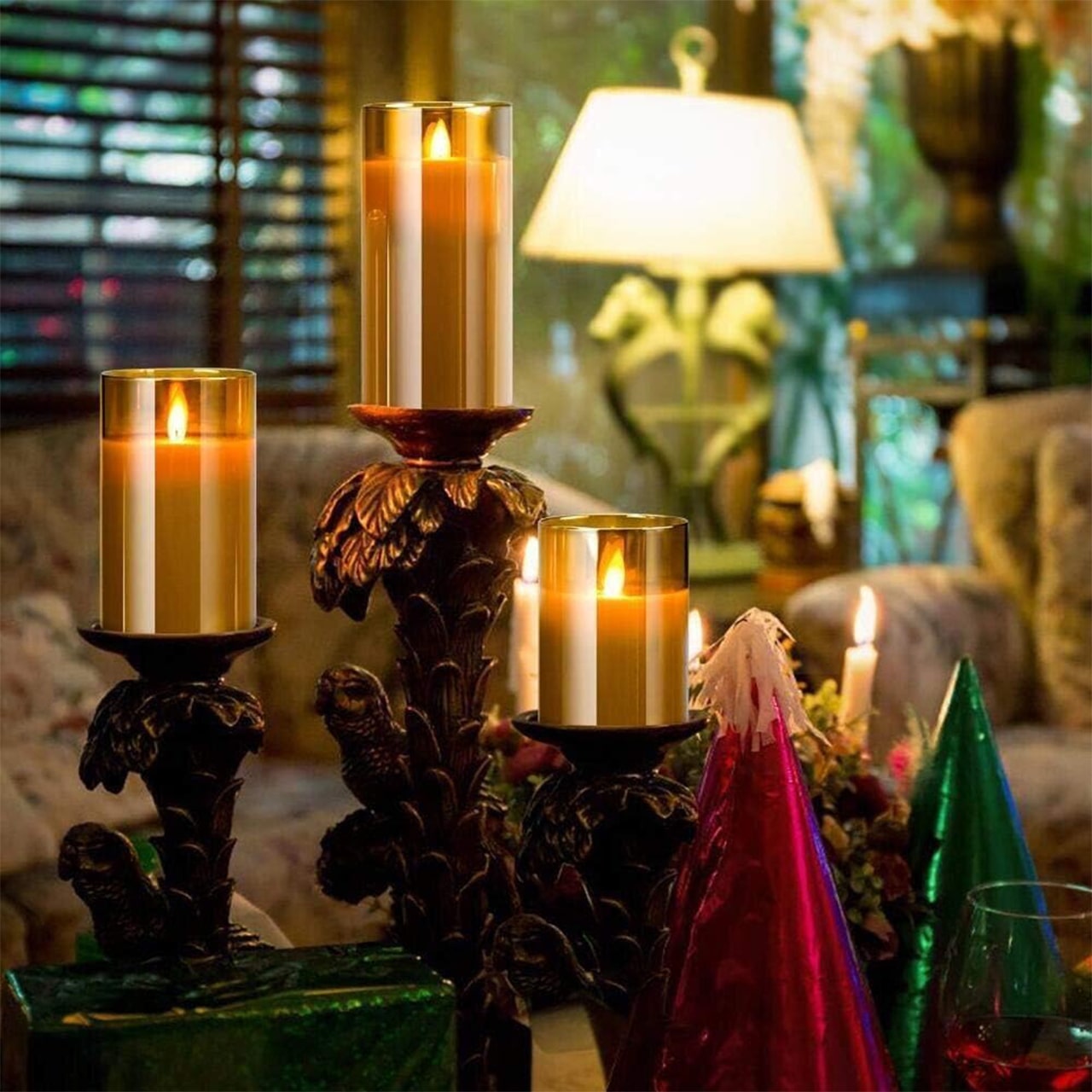 FlickCandles, zestaw eleganckich świec dekoracyjnych (3 sztuki) - Image 6