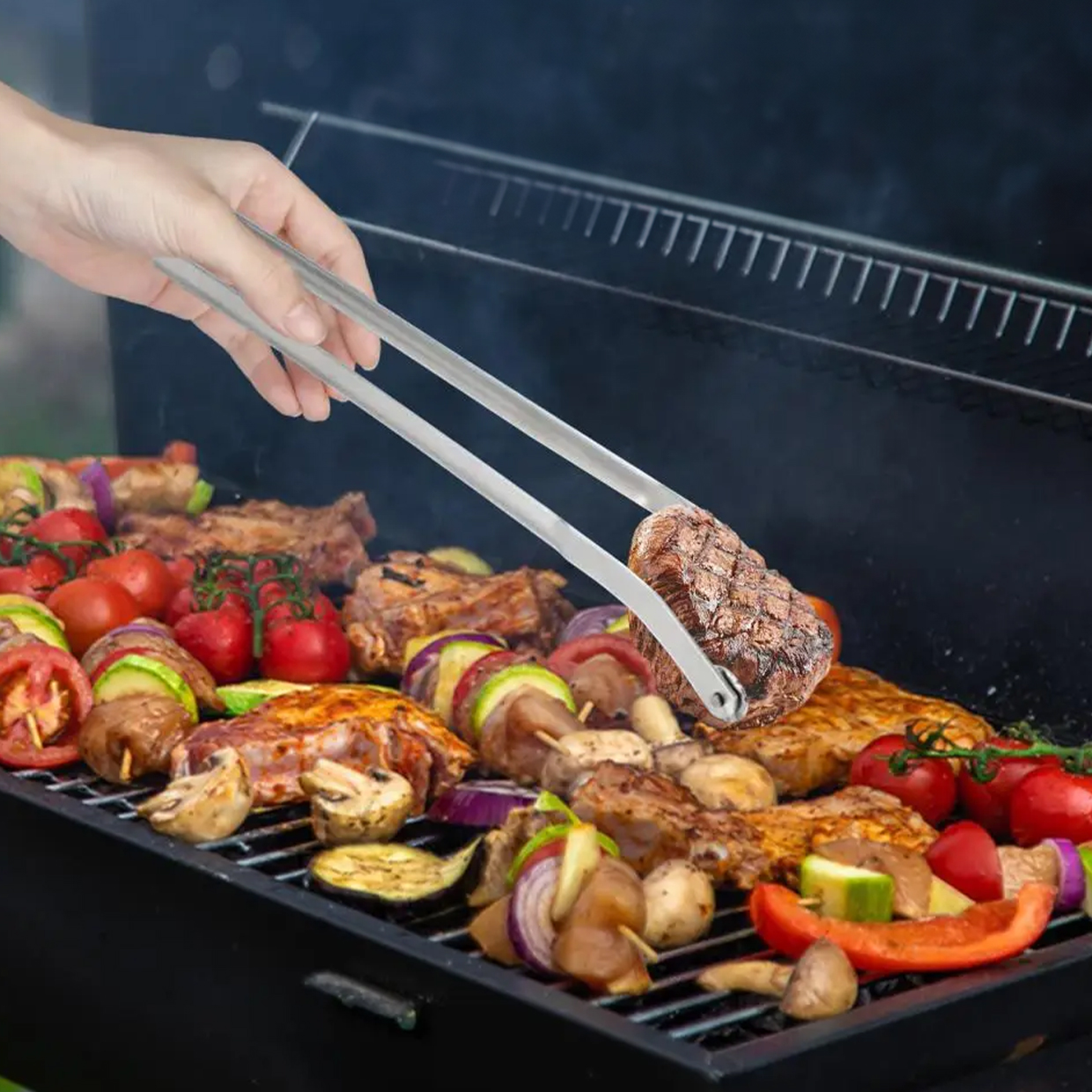 FlipBBQ, gadżet do obracania mięsa i warzyw na grillu - Image 8