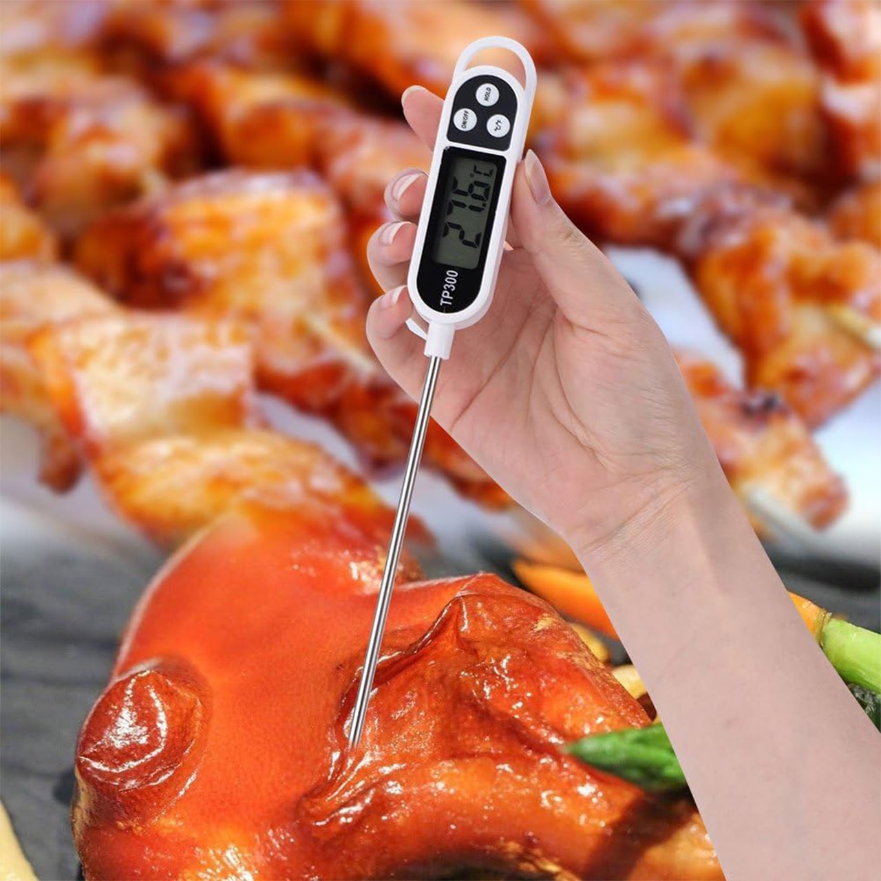 FoodMeter, elektroniczny cyfrowy termometr do pomiaru temperatury żywności i cieczy - Image 4