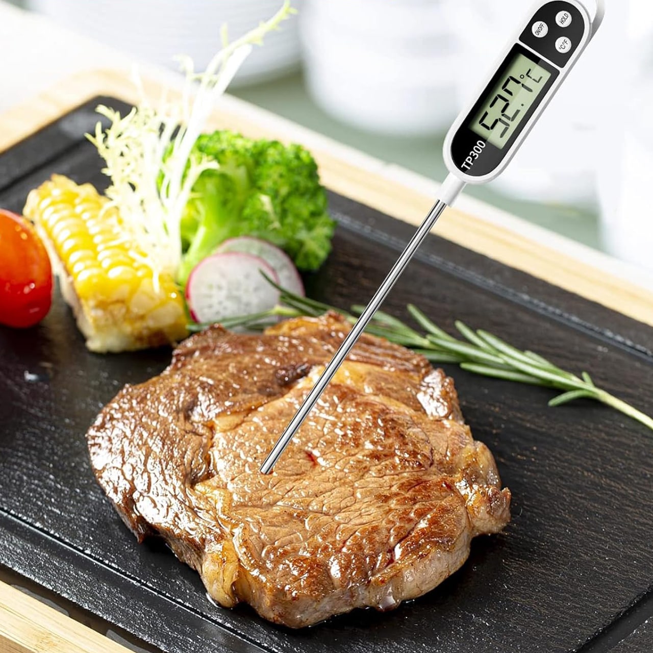 FoodMeter, elektroniczny cyfrowy termometr do pomiaru temperatury żywności i cieczy - Image 5