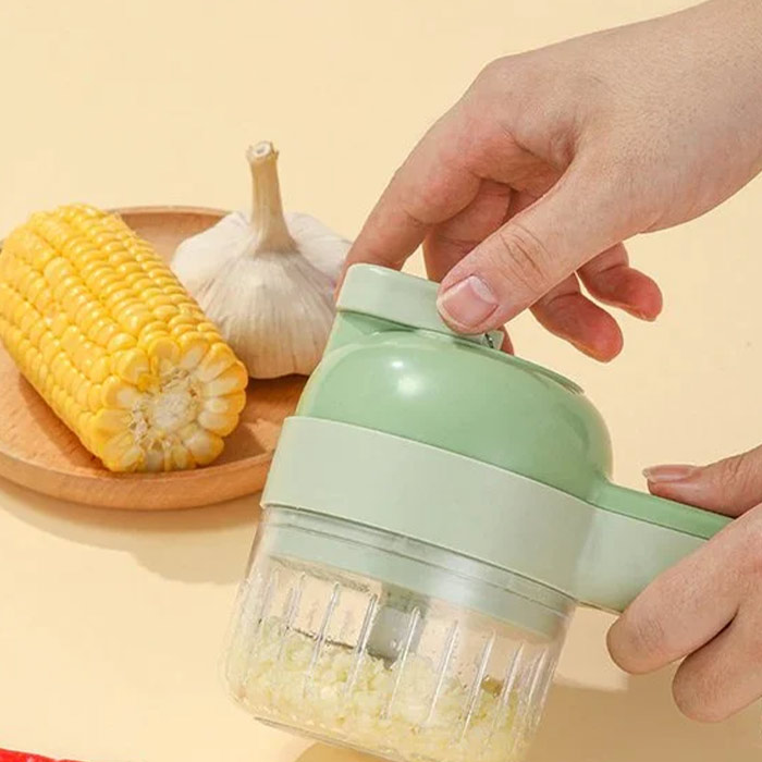 FoodProcessor, 5-częściowy zestaw kuchenny do siekania, krojenia, obierania i czyszczenia - Image 3