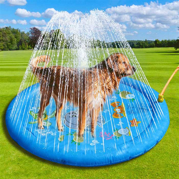 FunPool, dmuchany basen z fontanną odpowiedni dla dzieci i zwierząt - Image 3