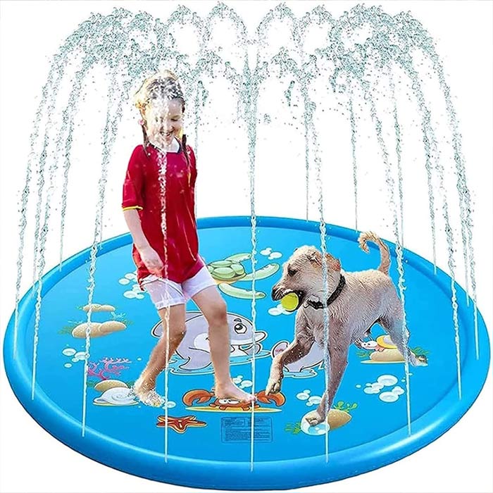 FunPool, dmuchany basen z fontanną odpowiedni dla dzieci i zwierząt - Image 9