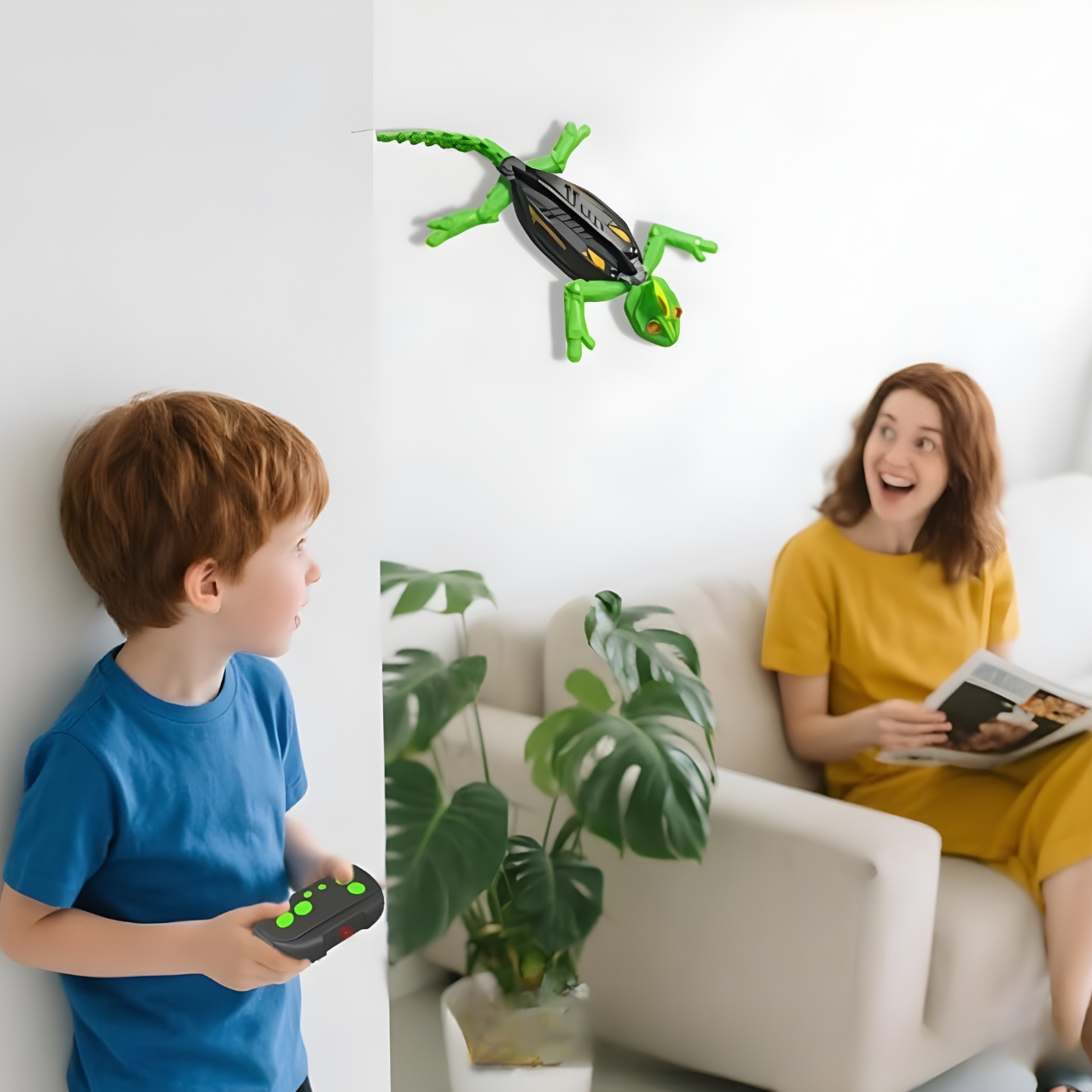 Gecko, zdalnie sterowana jaszczurka, która wspina się po podłogach i ścianach - Image 9