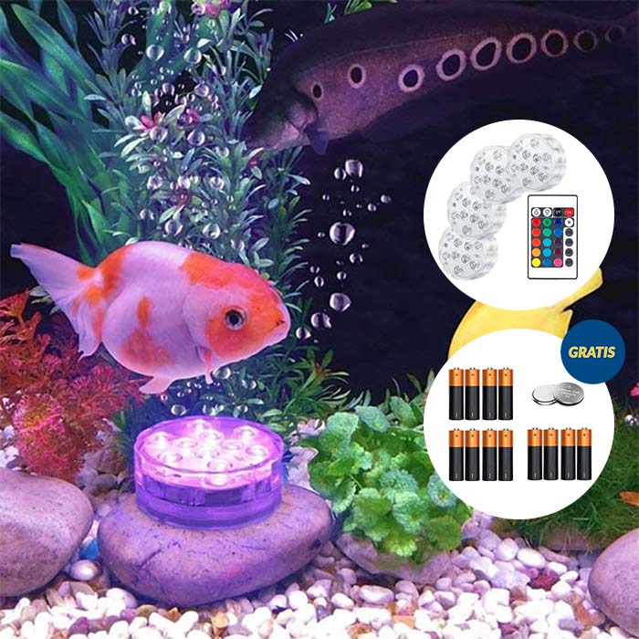 GlowBundle, 4 wodoodporne światła LED + zestaw baterii - Image 10