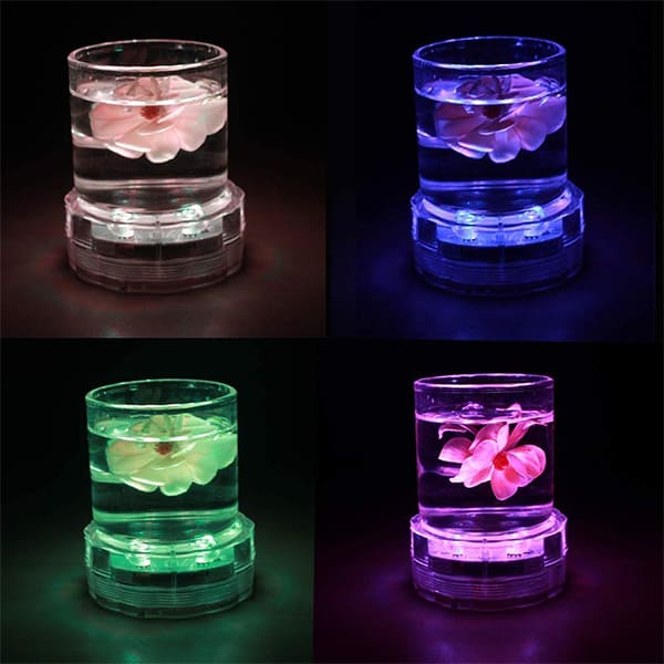 GlowWaterLights, 4 wodoodporne lampki LED z pilotem - Image 7