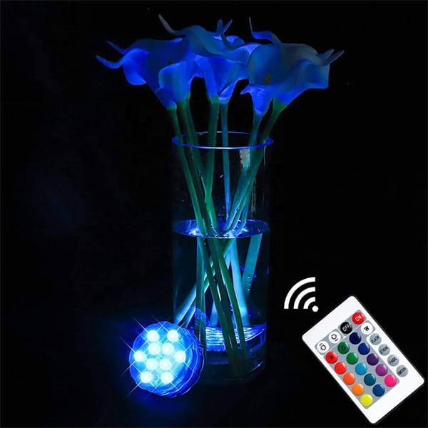 GlowWaterLights, 4 wodoodporne lampki LED z pilotem - Image 8