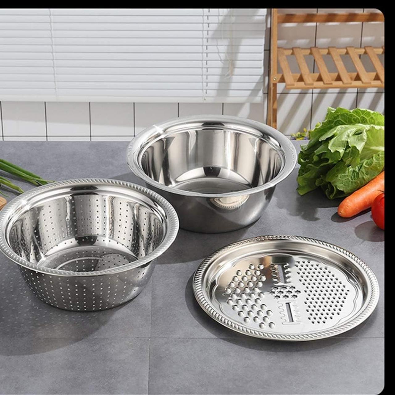 GraterBowl, 8-w-1 wielofunkcyjna skrobaczka kuchenna z miską - Image 7