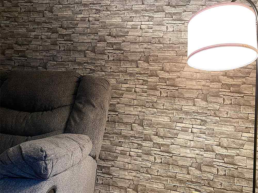 GreyBricks, samoprzylepne naklejki ścienne o wyglądzie szarej cegły 3D - Image 9