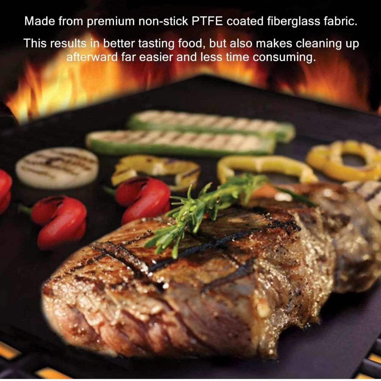 GrillBundle, zestaw mat do grilla (5 sztuk) i szczotka do czyszczenia grilla - Image 7