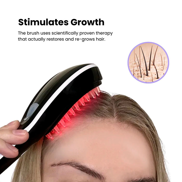 GrowthBrush, szczotka do włosów 4 w 1 z terapią - Image 3