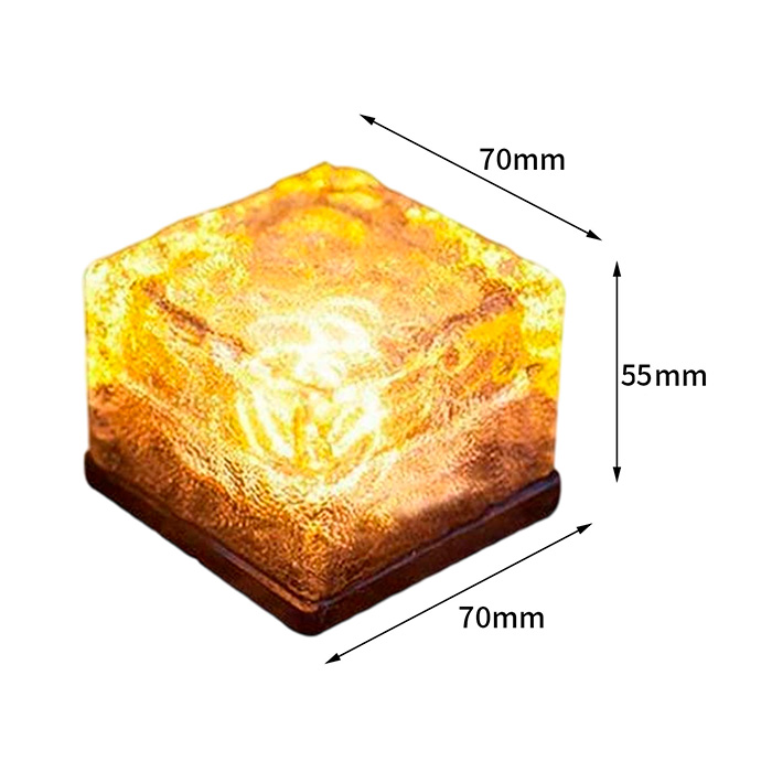 IceCubeLights, solarne lampy ogrodowe w kształcie sześcianu (2 szt.) - Image 2