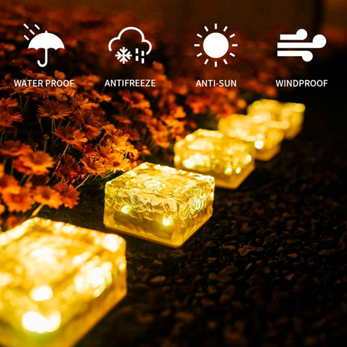 IceCubeLights, solarne lampy ogrodowe w kształcie sześcianu (2 szt.) - Image 3