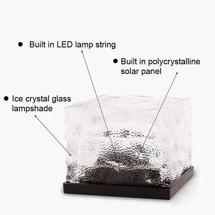 IceCubeLights, solarne lampy ogrodowe w kształcie sześcianu (2 szt.) - Image 4