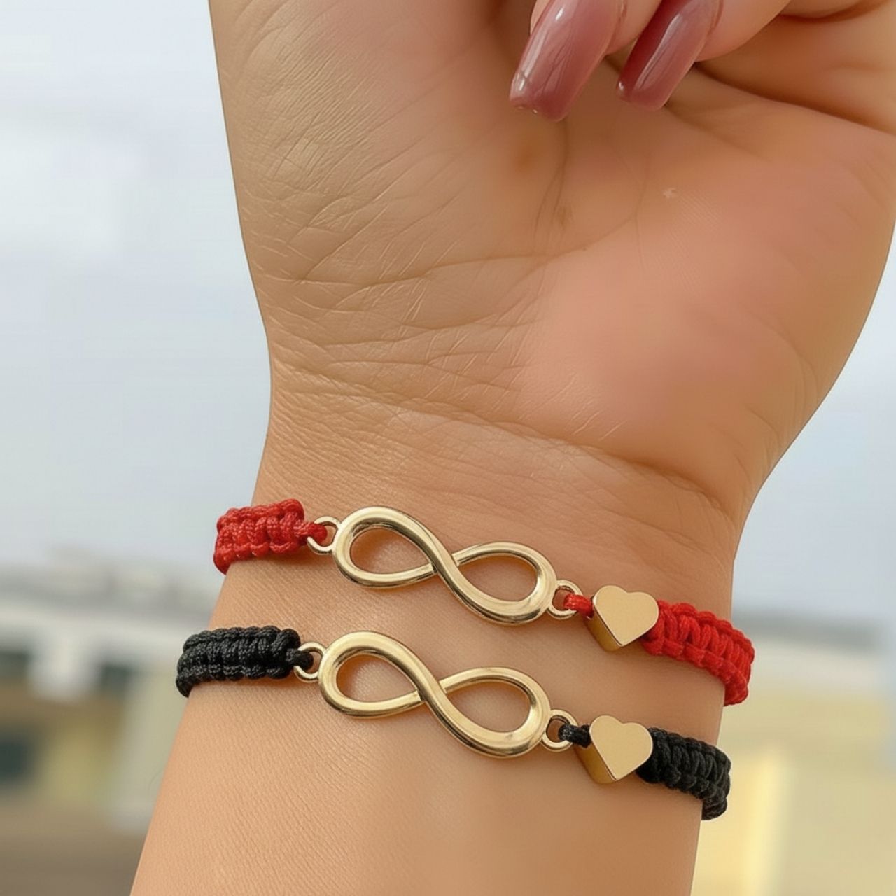 InfinityCharm, bransoletki z symbolem nieskończoności (2 szt.) - Image 5