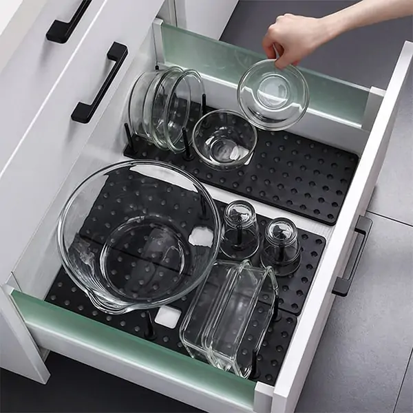 KitchenOrganizator, praktyczny uchwyt na przybory kuchenne i pokrywki - Image 7