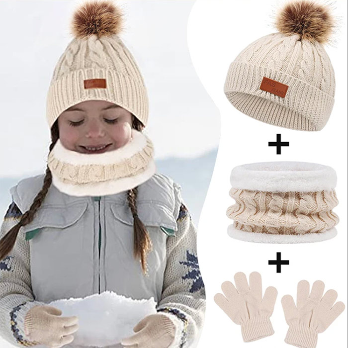 KnittSet, ciepły zimowy zestaw dla dzieci - Image 3