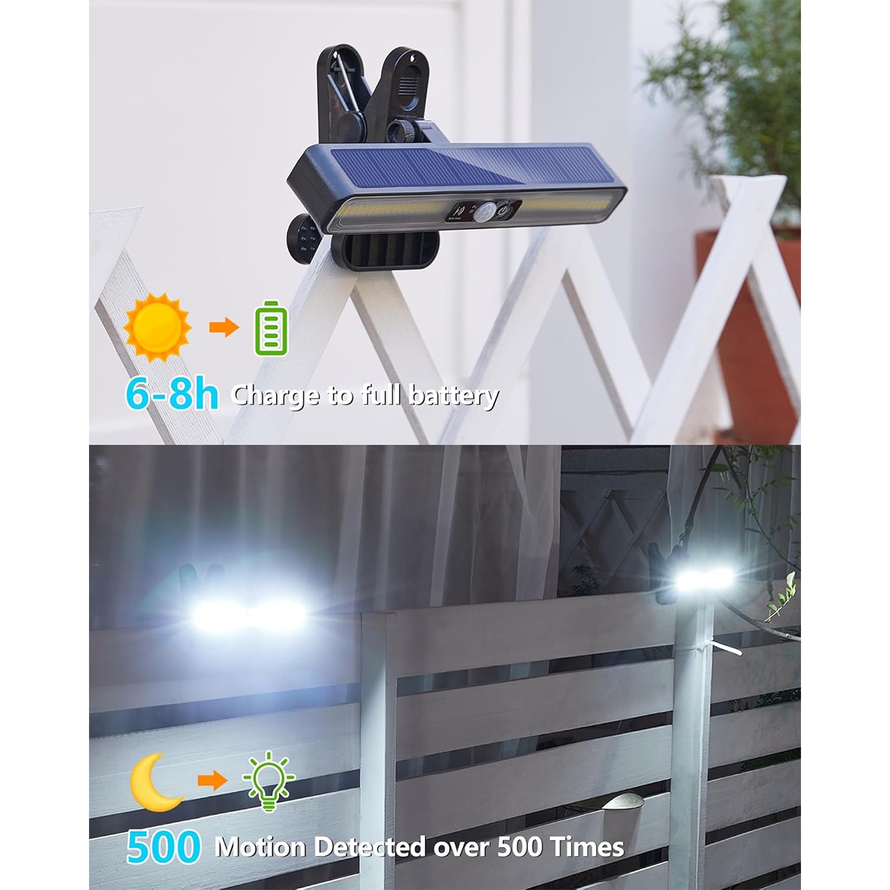 LampClip, zewnętrzna lampa solarna z czujnikiem ruchu - Image 2