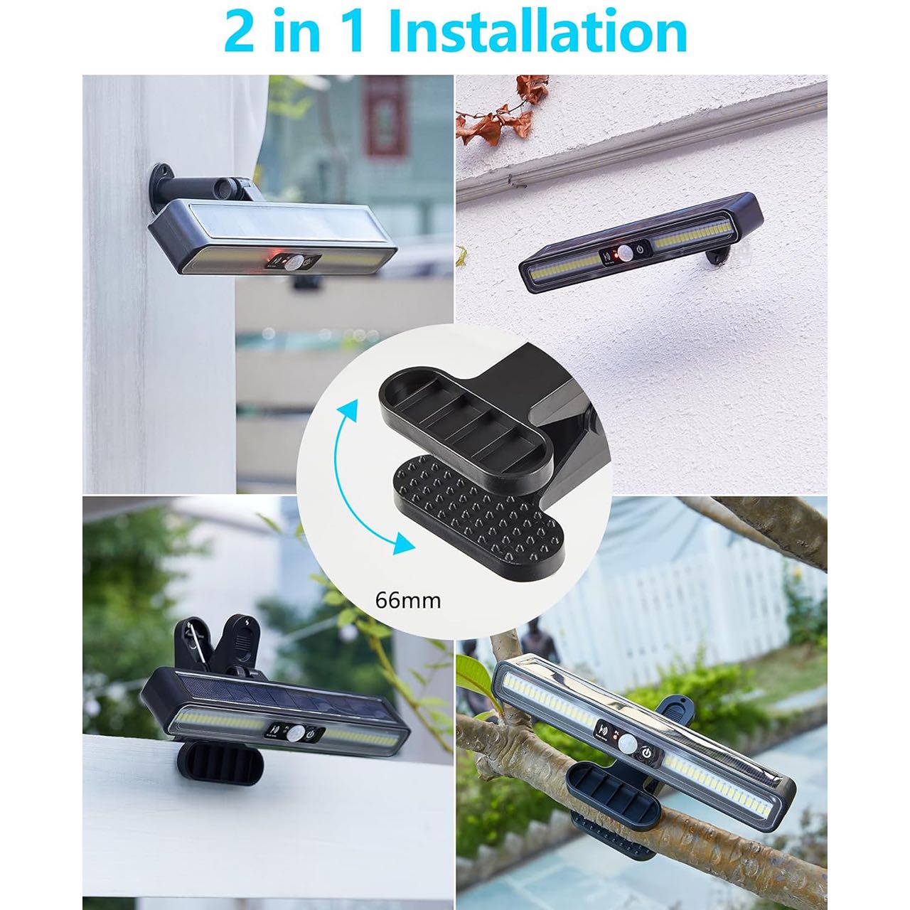 LampClip, zewnętrzna lampa solarna z czujnikiem ruchu - Image 3