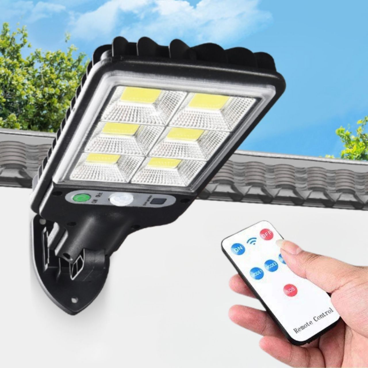 LedSens, solarna lampa ścienna z czujnikiem ruchu - Image 3