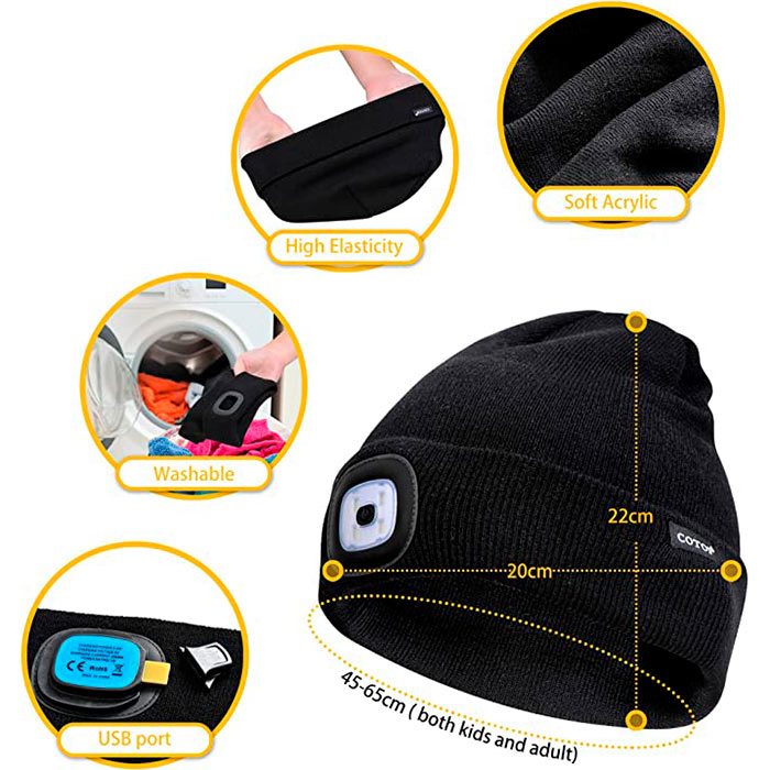 LightBeanie, czapka z lampką - Image 2