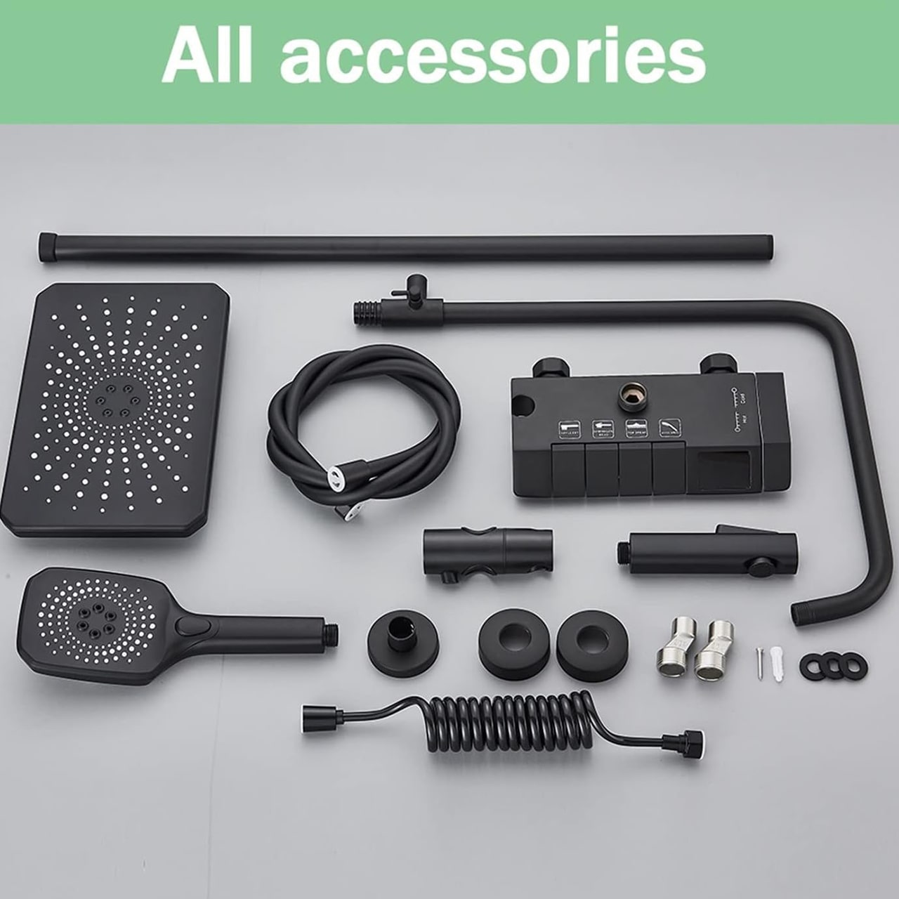 LuxShowerSet, luksusowy zestaw prysznicowy z 3 różnymi końcówkami - Image 7