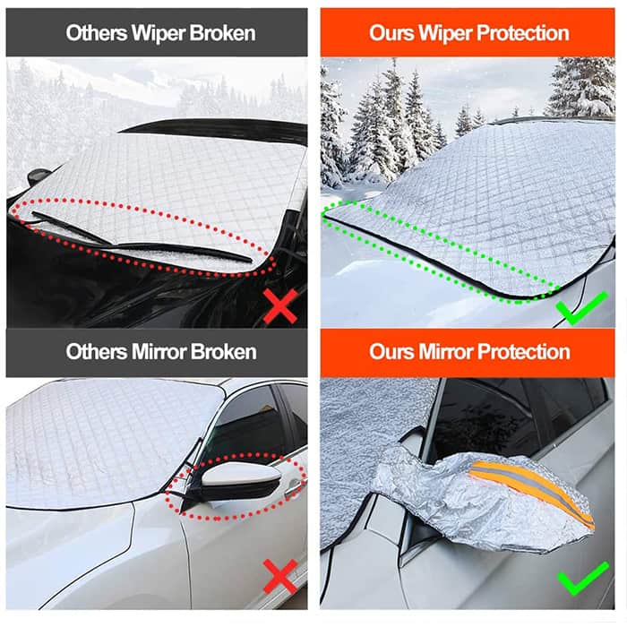 MagneticCarCover, pokrowiec ochronny z magnesami na przednią szybę - Image 7