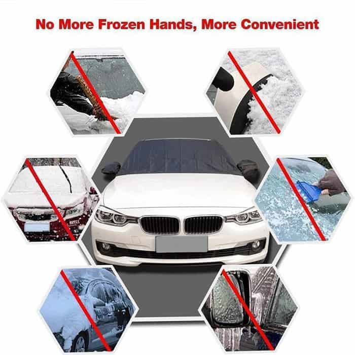 MagneticCarCover, pokrowiec ochronny z magnesami na przednią szybę - Image 10