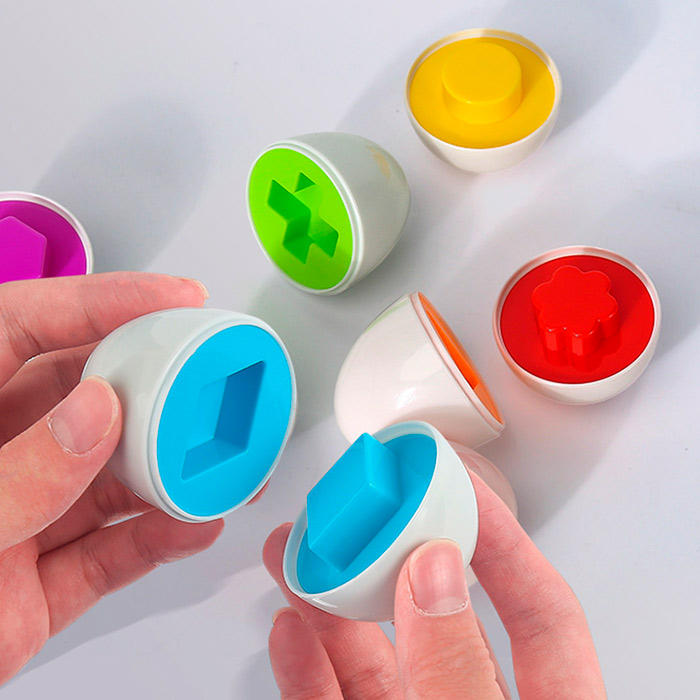 MatchingEggs, zabawka dydaktyczna - zestaw z pudełkiem i 12 jajkami - Image 5