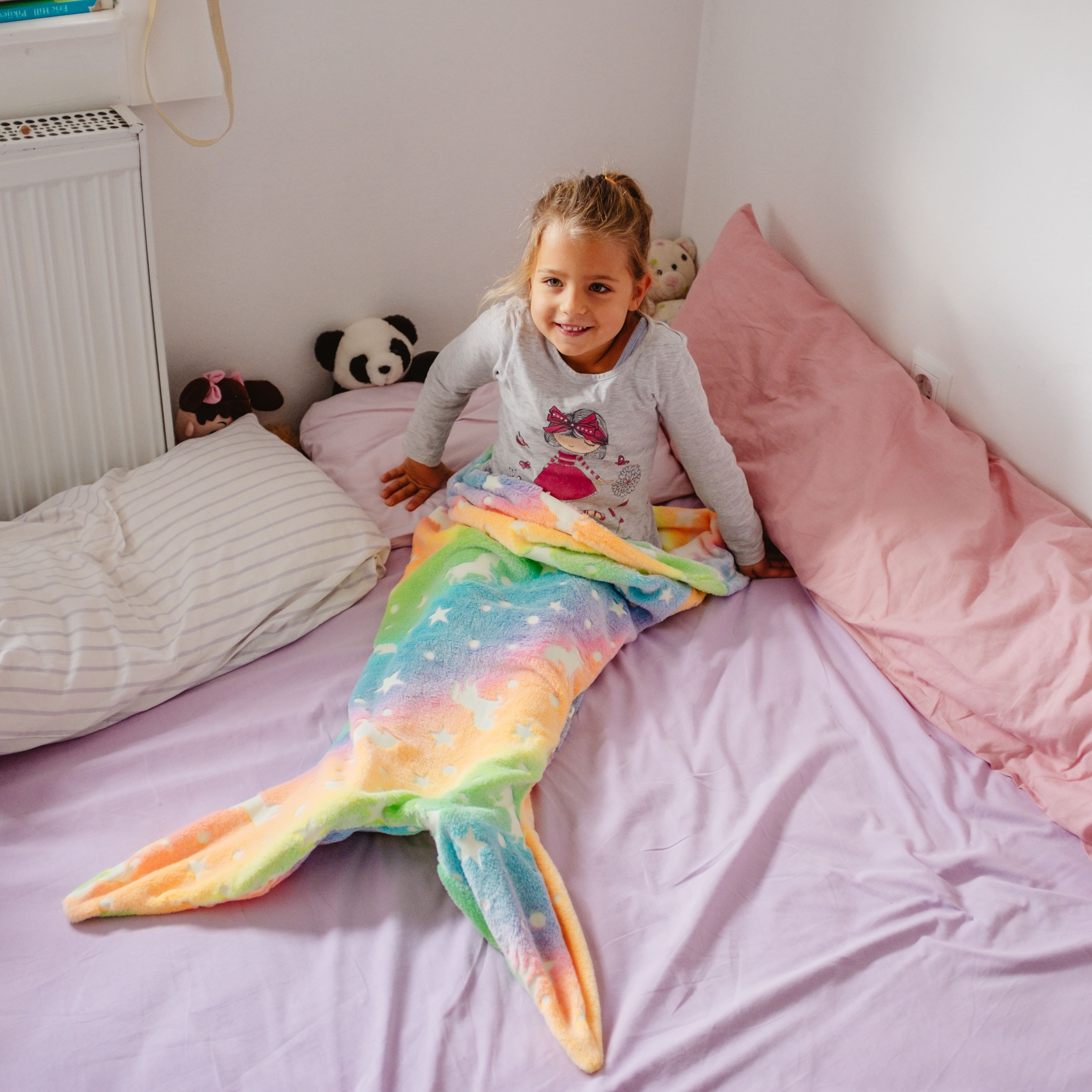 MermaidBlanket, koc dla dzieci w kształcie ogonka syreny - Image 6