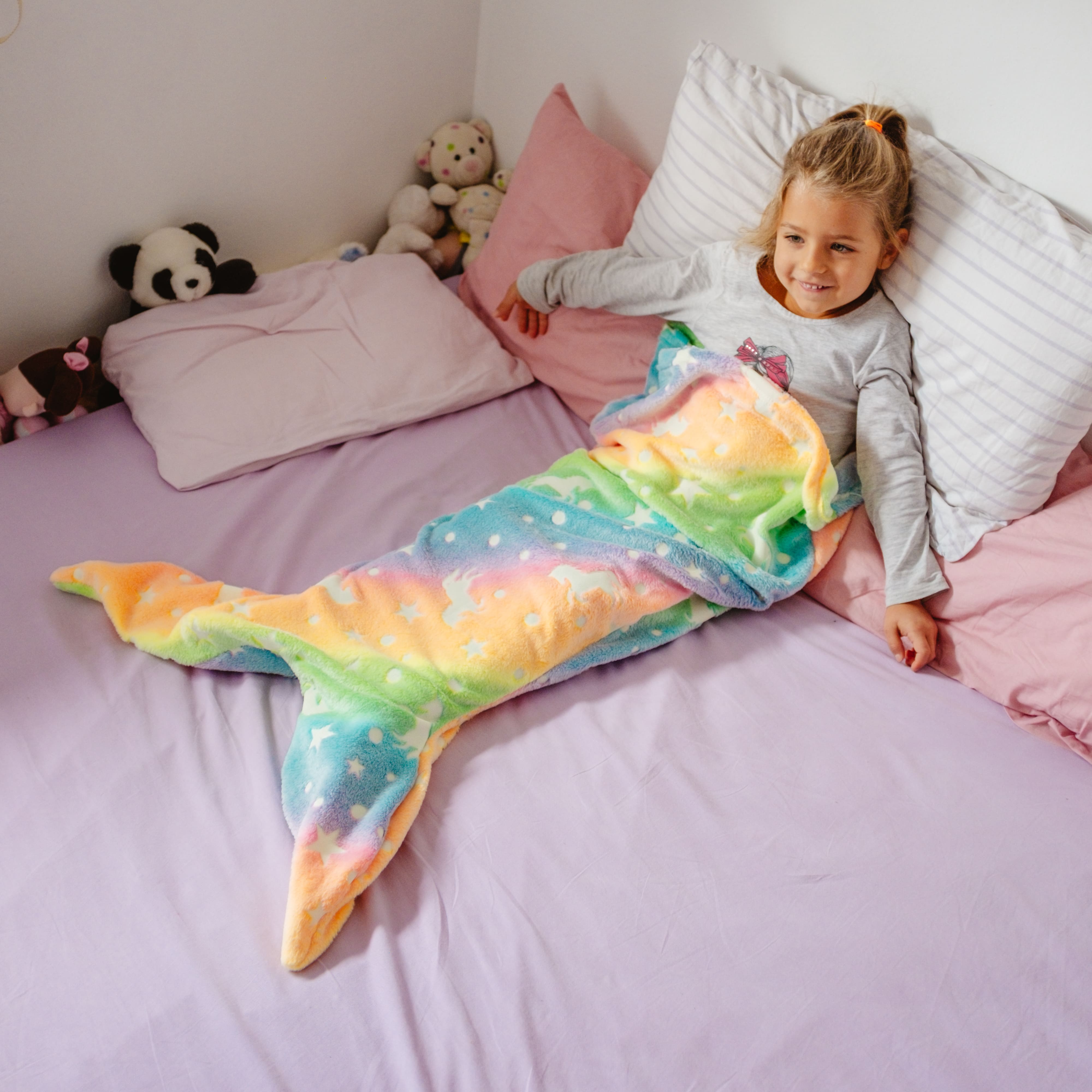 MermaidBlanket, koc dla dzieci w kształcie ogonka syreny - Image 8