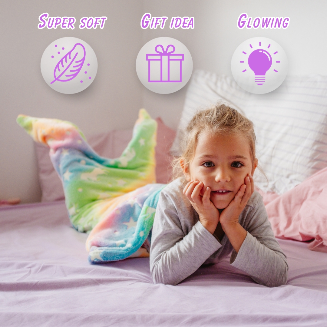 MermaidBlanket, koc dla dzieci w kształcie ogonka syreny - Image 10