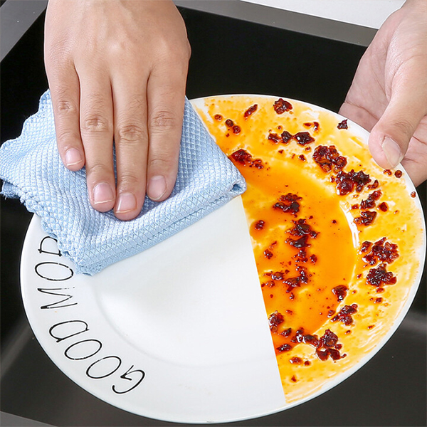 Microfiber Cloth, uniwersalna ściereczka do czyszczenia z mikrofibry (4 szt.) - Image 4