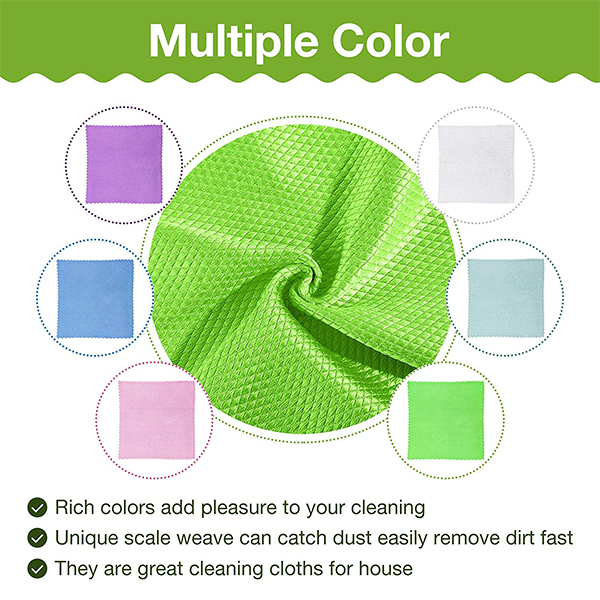 Microfiber Cloth, uniwersalna ściereczka do czyszczenia z mikrofibry (4 szt.) - Image 9