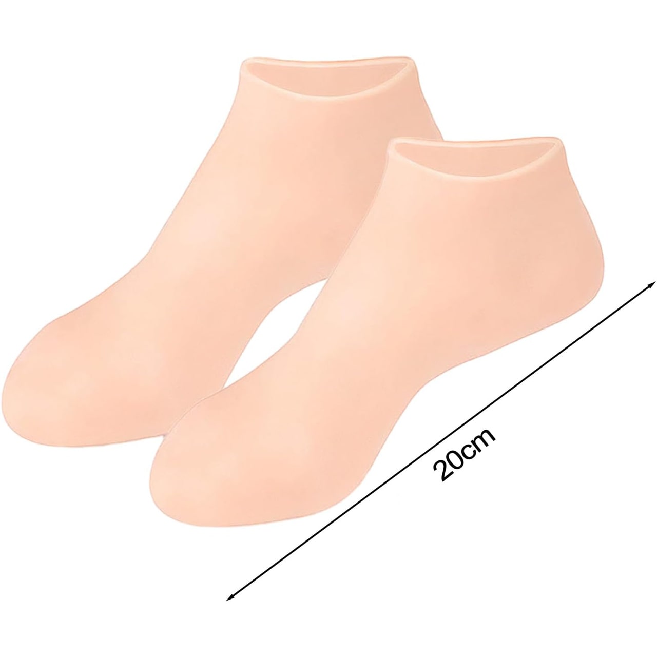 MoistMask, nawilżające skarpetki do pielęgnacji stóp z silikonu - Image 4