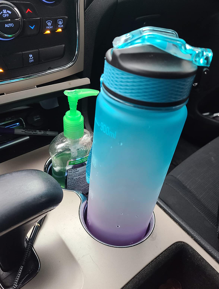 MotivationalBottle, butelka na wodę z motywacyjnymi cytatami i znacznikami czasu (1000 ml) - Image 9