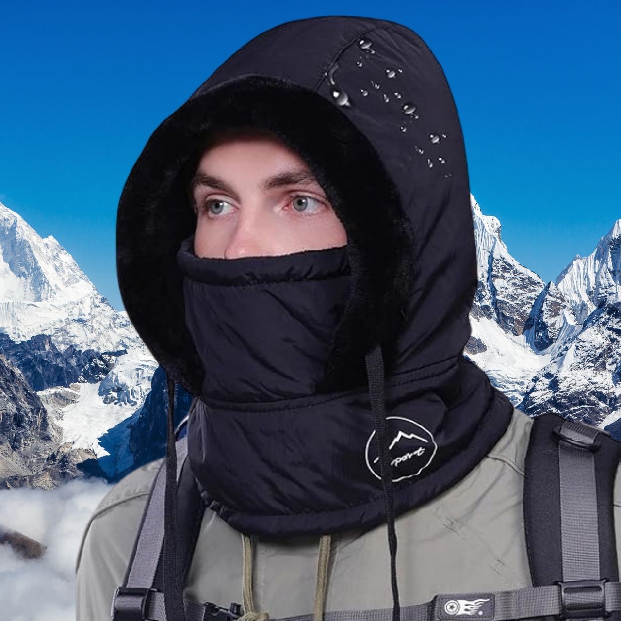 MuffHat, zimowa czapka z szalikiem i maską - Image 3