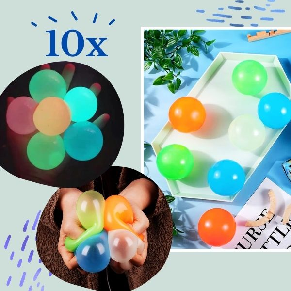 NEONBALLS, Świecące piłeczki antystresowe GlowBuddies - Image 4